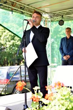 slávnostné otvorenie podujatia, Jaroslav Péter sta slávnostné otvorenie podujatia, Jaroslav Péter sta